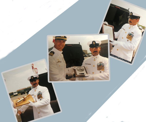 Montage of David Aalders receiving recognition